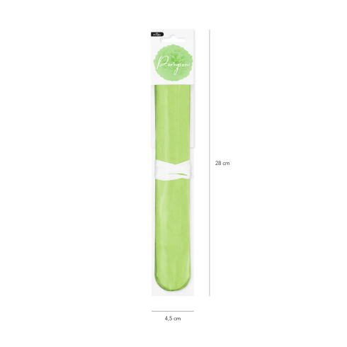 Papír pompom – zöld, 25 cm Papír pompom – zöld, 25 cm