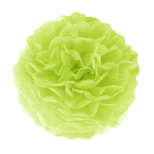 Pompom din hârtie – verde, 35 cm