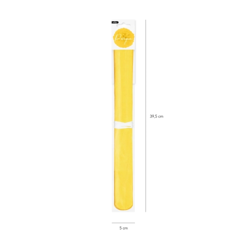 Papír pompom – sárga, 35 cm