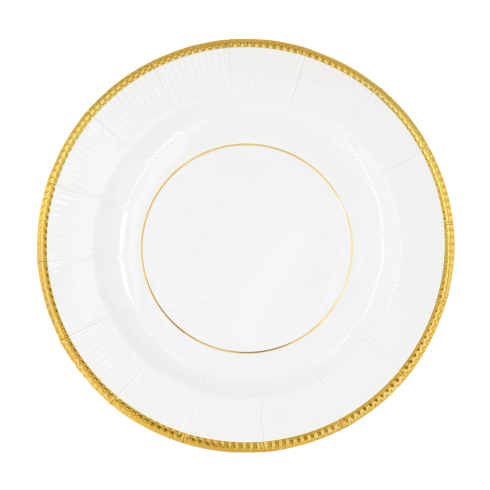 Papírtányér Elegant Gold, 20 cm, 6 db Papírtányér Elegant Gold, 20 cm, 6 db