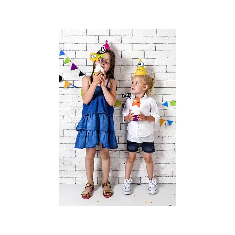 Pălării de petrecere Monstruleti 16 cm, 6 buc.