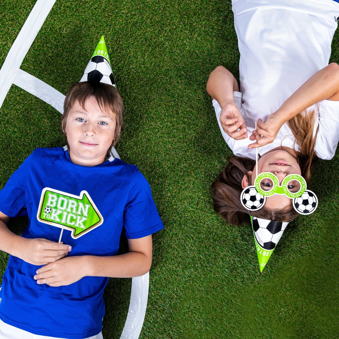 Foci party kalapok, 6 db