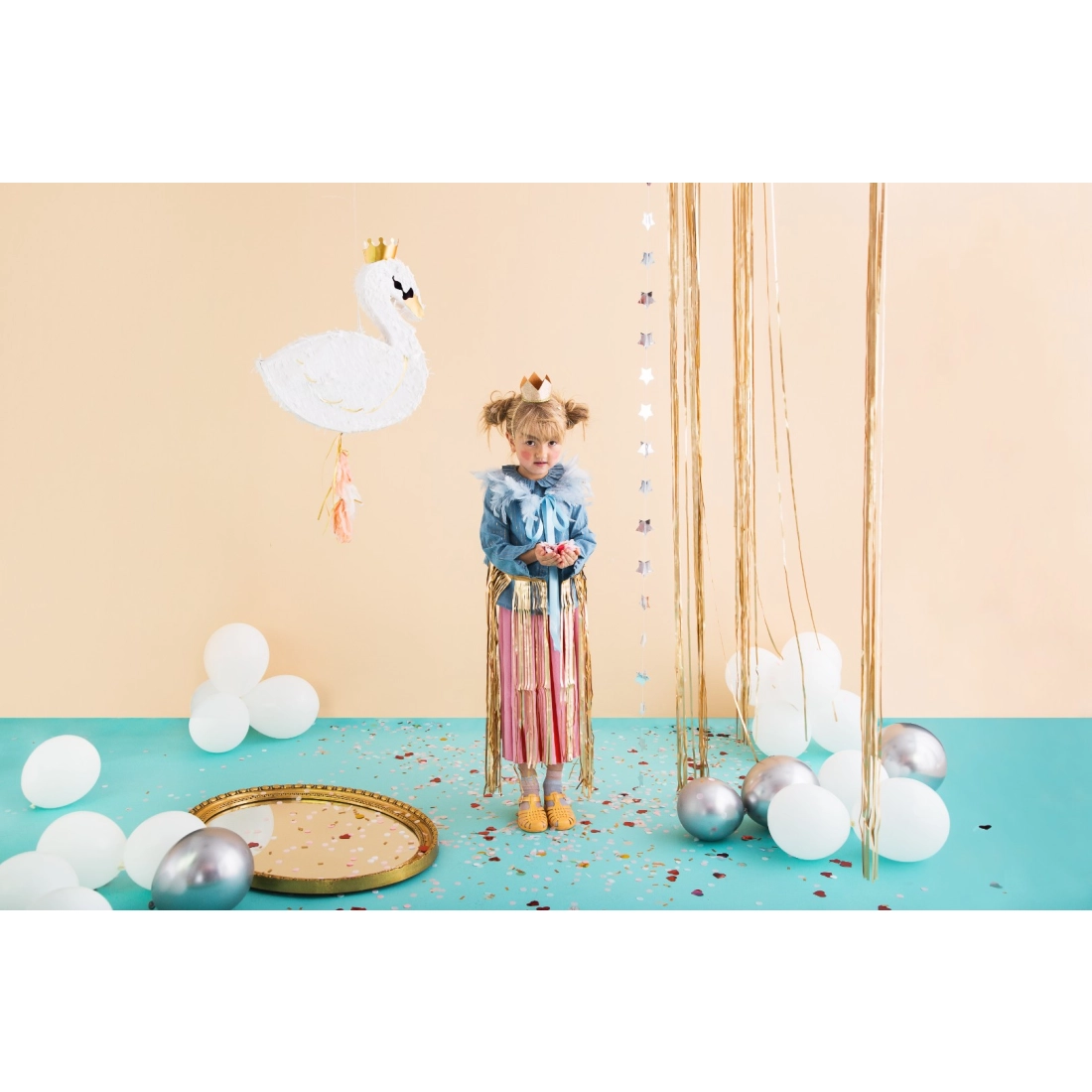 Party pináta – Hattyú, 43,5 x 49,5 x 9 cm