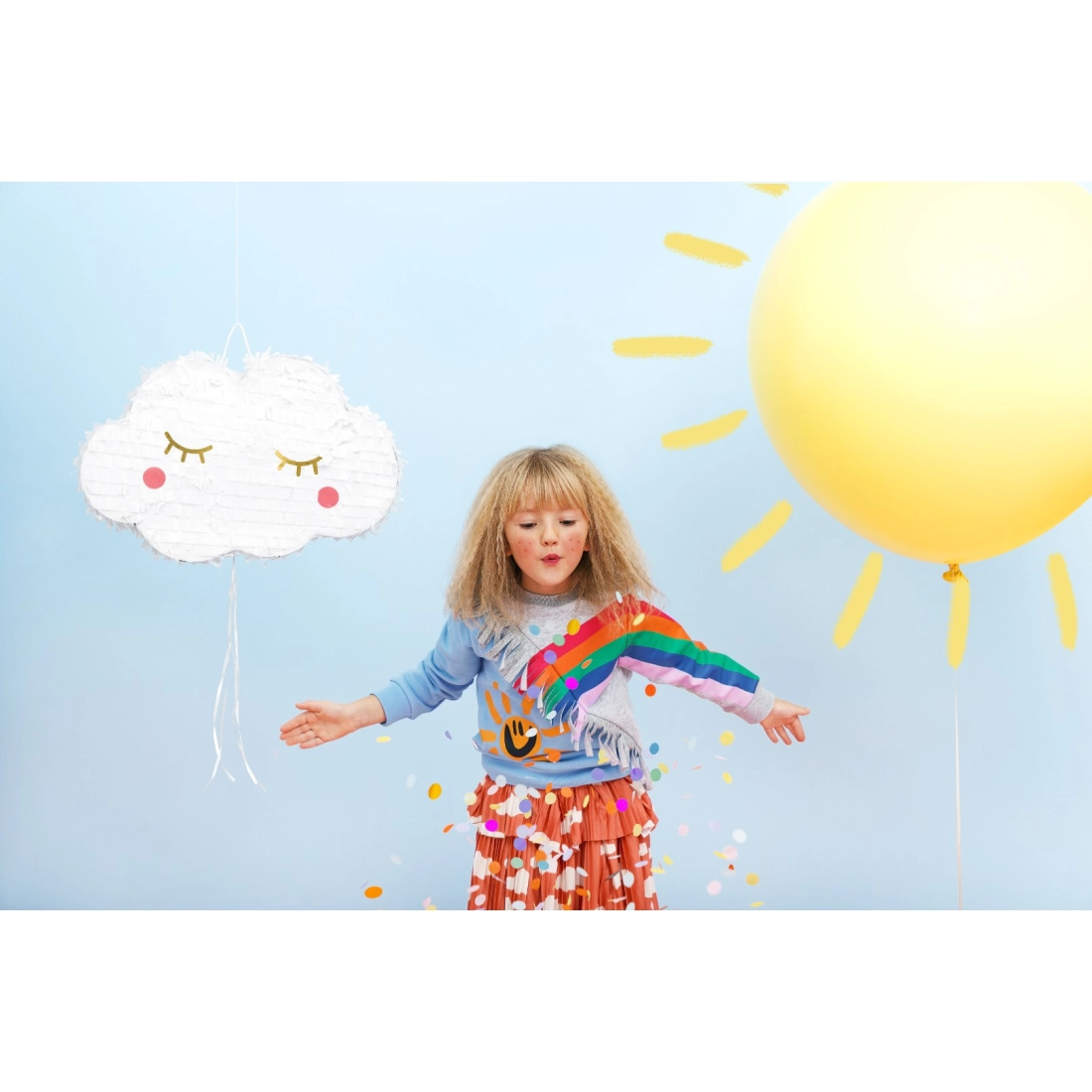 Party pináta Felhő, 50 x 32 x 9 cm