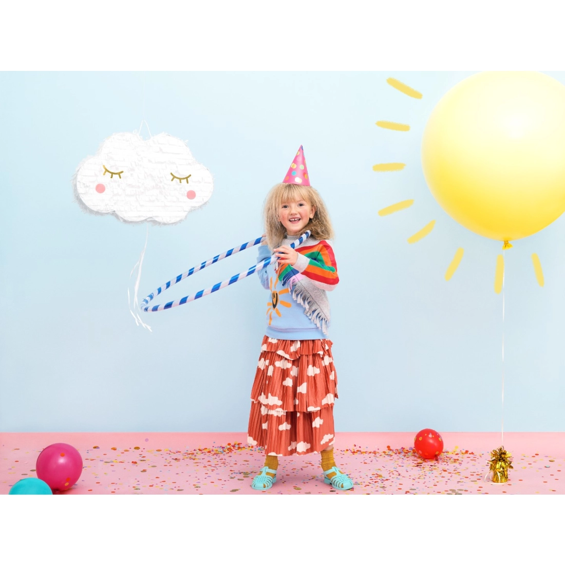 Party pináta Felhő, 50 x 32 x 9 cm