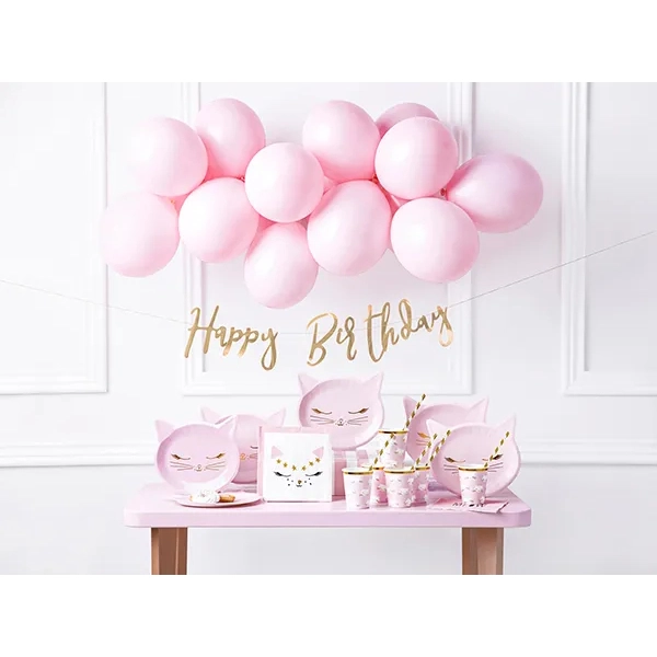 Macskás party dekorációs szett, 55 db