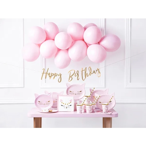 Set pentru petrecere cu decoruri cu tematică pisici, 55 piese