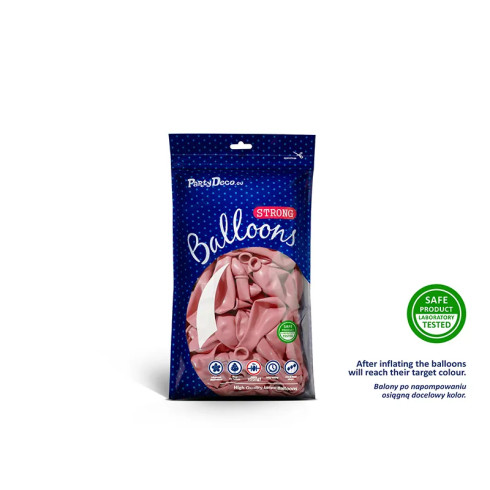 Pasztell rózsaszín mini lufik 12 cm – extra erősek, 100 db Pasztell rózsaszín mini lufik 12 cm – extra erősek, 100 db
