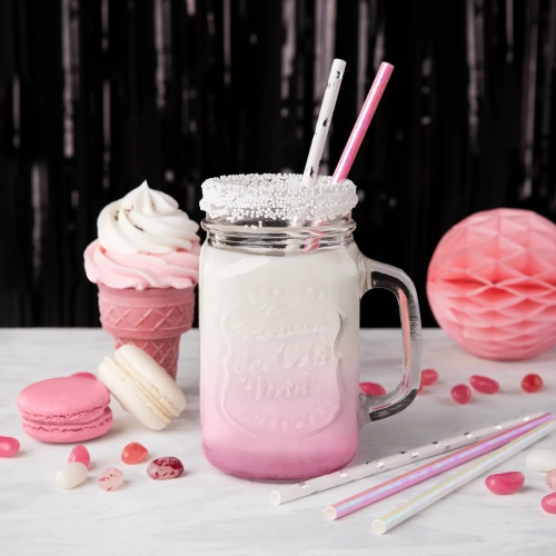 Paie albe perlate – 10 buc.