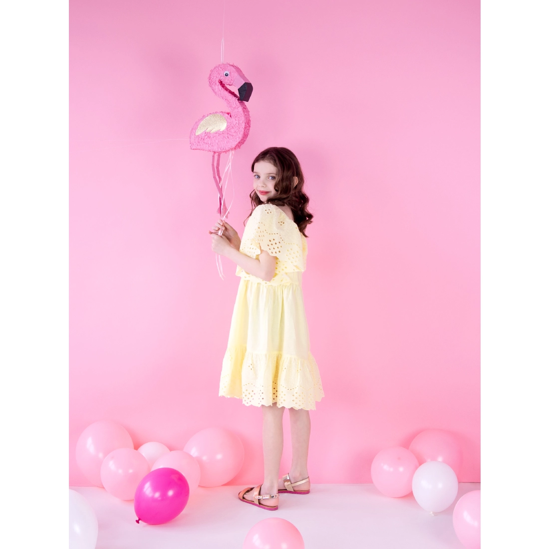 Piñata flamingó 25x55x8 cm