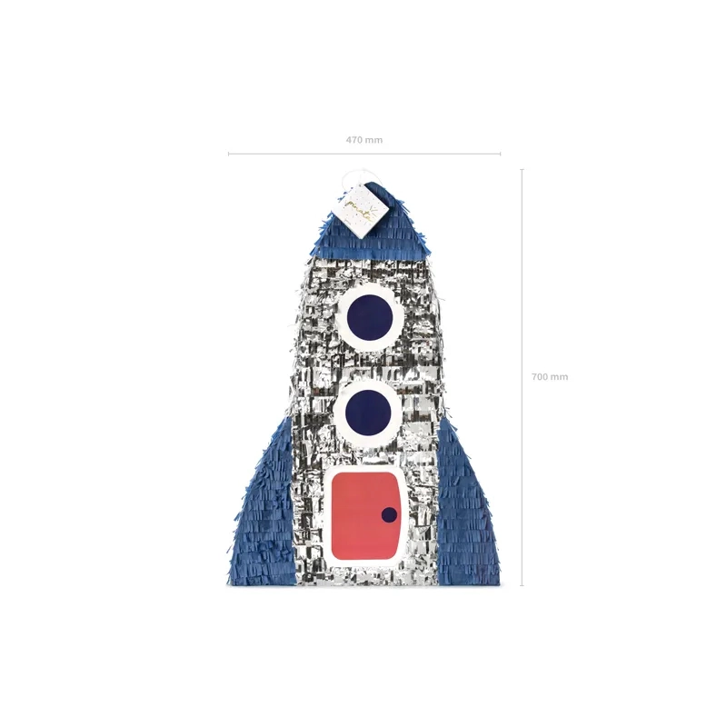 Rakéta pináta 45,5 x 69,5 x 14 cm