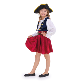 Piratki kostum za deklico, velikost M