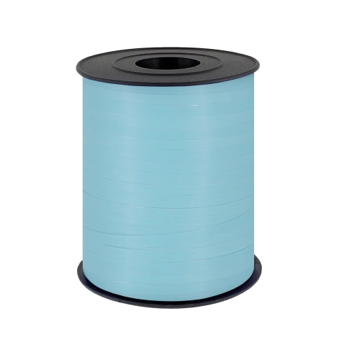 Panglică din plastic albastru pastel – 225 m