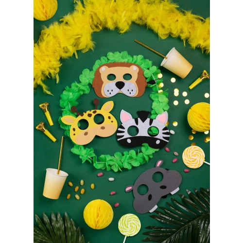 Mască din fetru hipopotam