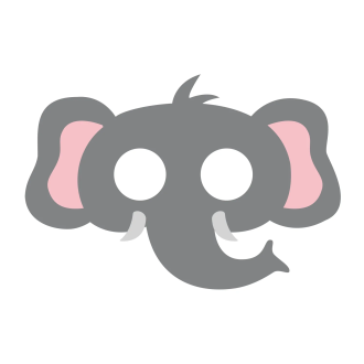 Filtrska maska slon, 1 kos