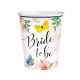 Bride to Be pohár virágmintával 220 ml – 6 db Bride to Be pohár virágmintával 220 ml – 6 db