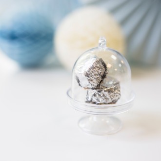 Prosojen mini stojalo za slaščice 5,5×7,5 cm – set 3 kosov