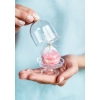 Mini suport transparent pentru prăjituri 5,5×7,5 cm – set 3 buc.