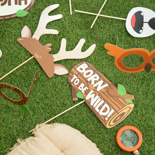 Rechizite pentru fotografii – Animale din pădure, 9 buc.