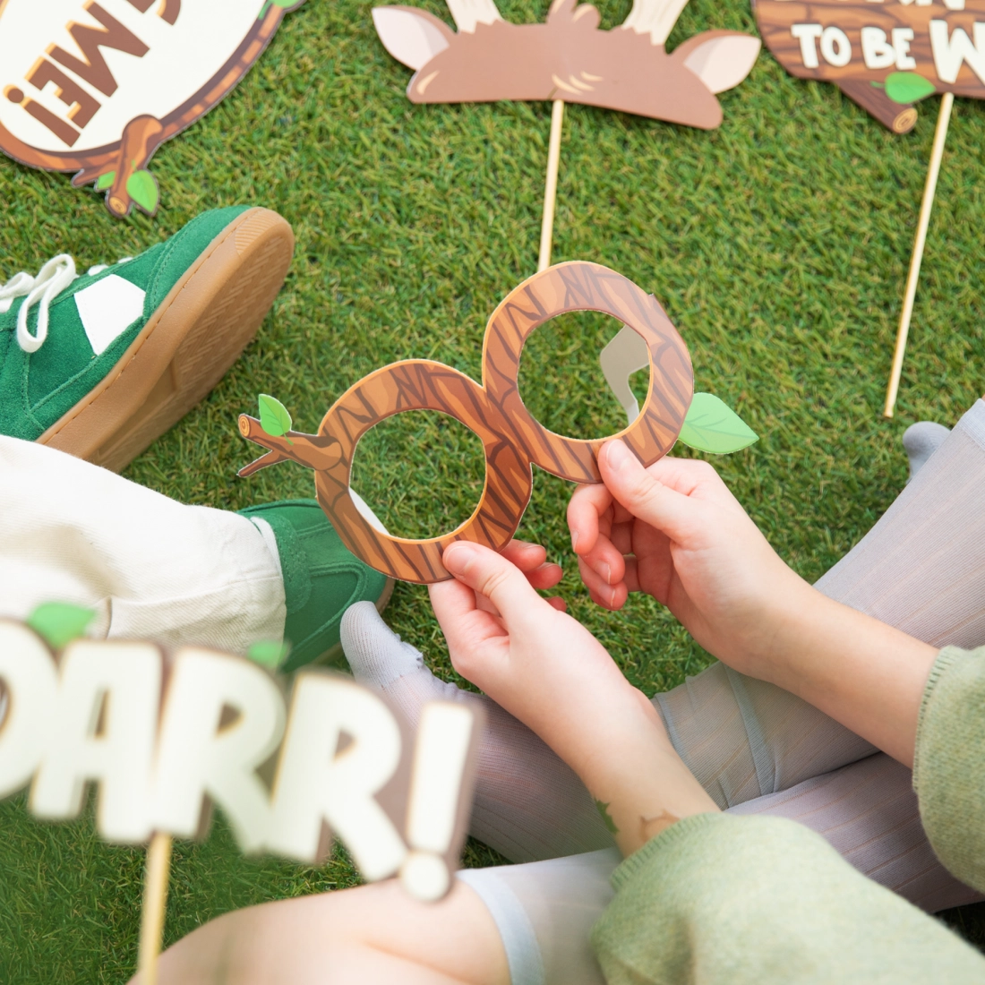 Rechizite pentru fotografii – Animale din pădure, 9 buc.