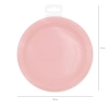 Rózsaszín papírtányérok 18 cm – 6 db