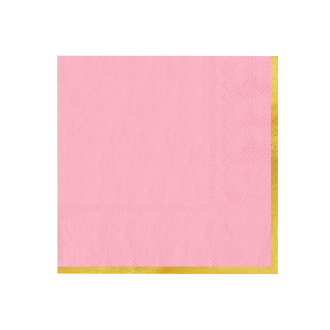 Rožnati prtički Classic Gold – 10 kosov