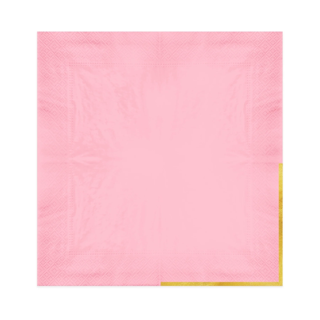 Șervețele roz Classic Gold – 10 buc.