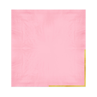 Rožnati prtički Classic Gold – 10 kosov