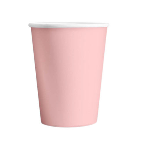 Rózsaszín papírpohár 220 ml, 6 db készlet Rózsaszín papírpohár 220 ml, 6 db készlet