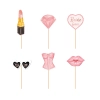 Set de 6 decorațiuni pentru tort „Bride to be” – toppere pentru petrecerea burlăcițelor