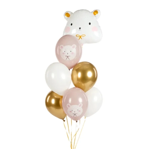 Set balona 30 cm – Medvjedić, 6 kom