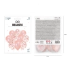 Konfettis lufi szett – rózsaszín, 10 db, 30 cm
