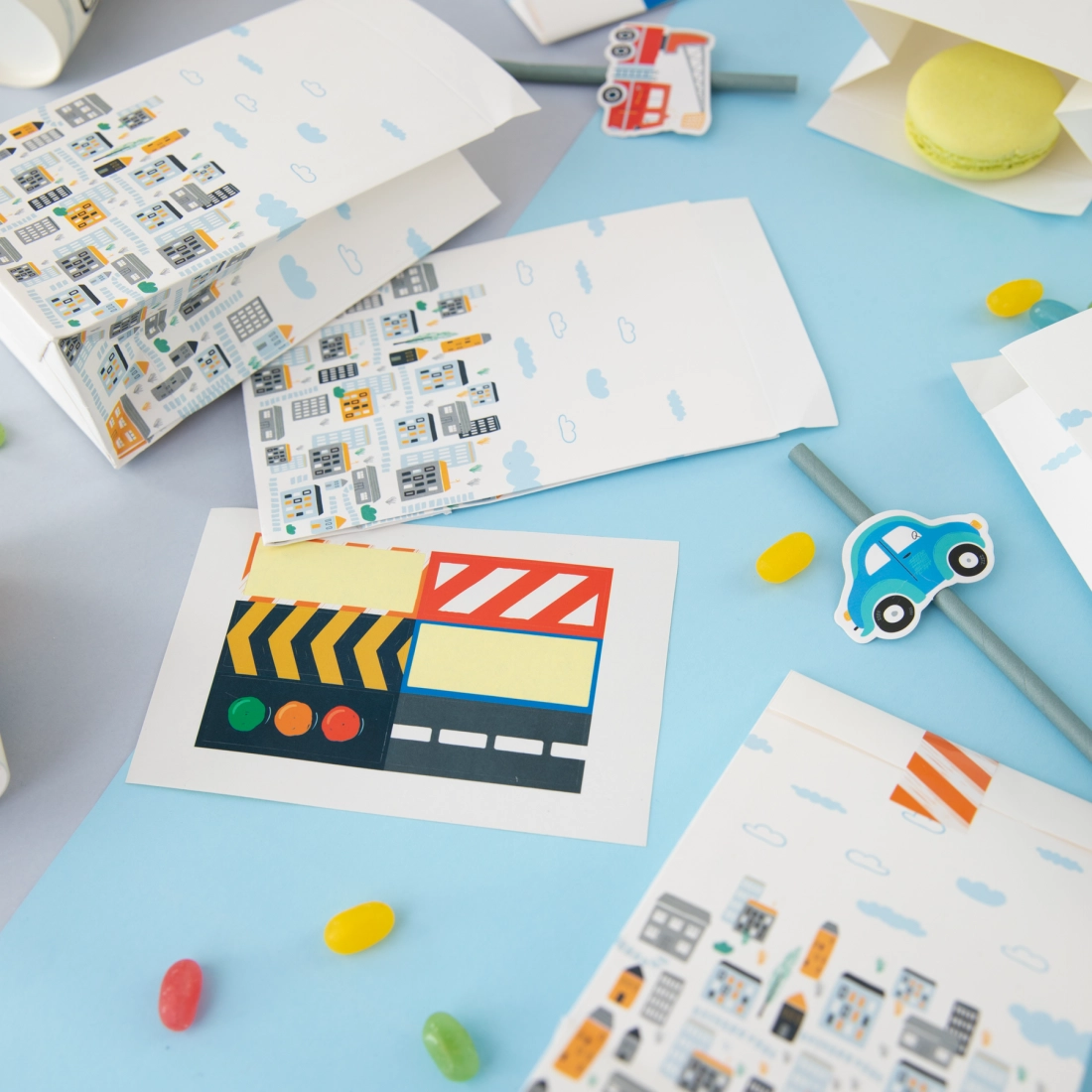 Set de punguțe pentru bomboane Cars, 6 bucăți