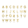 Alfabet decorativ autoadeziv auriu, 4 cm