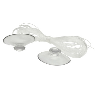 Samolepilne priseske z očescem in 4 cm najlonom, set 6 kosov z 12 m najlona