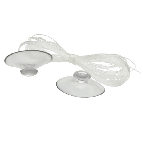 Öntapadós tapadókorongok szemmel és 4 cm damillal, 6 darabos készlet 12 m damillal