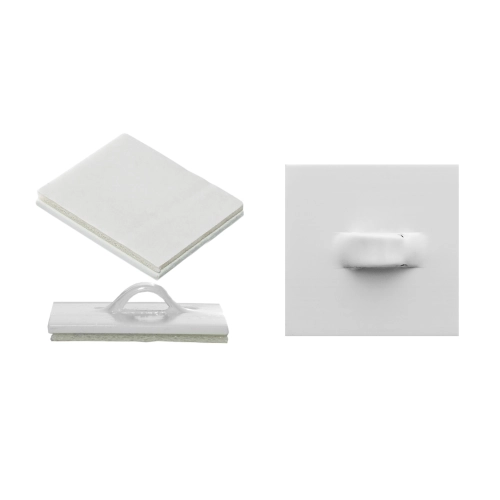 Samolepicí držák s očkem, nosnost 0,5 kg, balení 100 ks