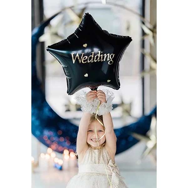 Betűmatricák – egyedi felirat lufikra – arany