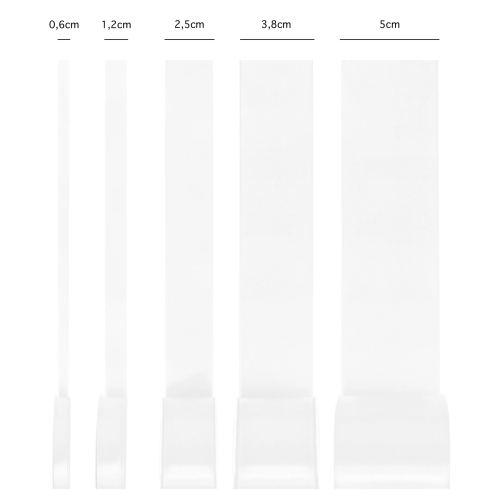 Szatén szalag – fehér, 5 cm x 23 m Szatén szalag – fehér, 5 cm x 23 m