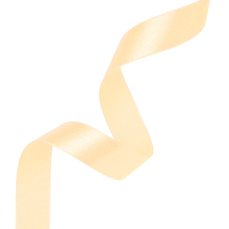 Satenast trak – krem 1,2 cm x 23 m