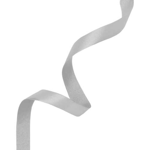 Szatén szalag – szürke 0,6 cm x 23 m