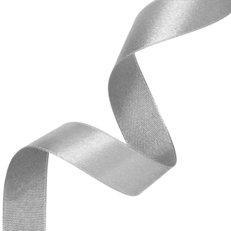 Satenast trak – siva 3,8 cm x 23 m