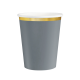 Szürke papírpohár Classic Gold 220 ml, 6 db készlet Szürke papírpohár Classic Gold 220 ml, 6 db készlet