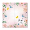 Șervețele Bride to Be cu motiv floral – 10 buc.