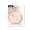 Șervețele Bride to Be cu motiv de inel, roz auriu – 10 buc.