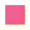 Fukszia Classic Gold szalvéták, 10 db