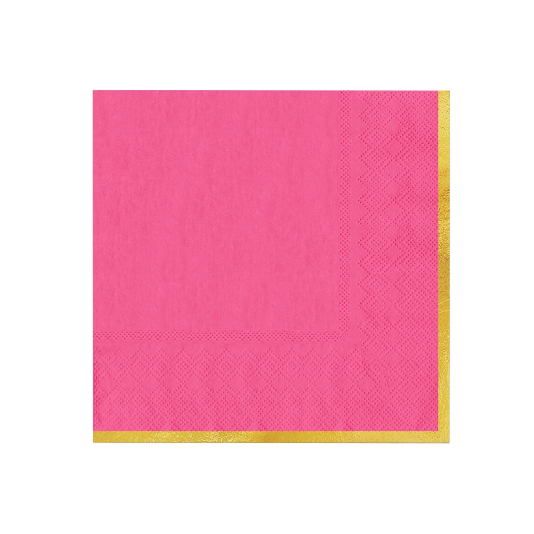Fukszia Classic Gold szalvéták, 10 db