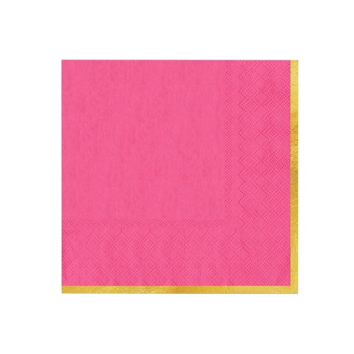 Fukszia Classic Gold szalvéták, 10 db