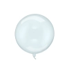 Balon sferic din folie Bobo albastru, 40 cm – balon decorativ transparent