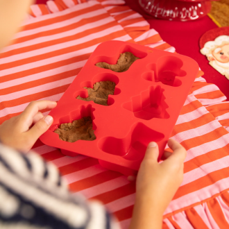 Silikonski model za 6 božičnih kolačkov
